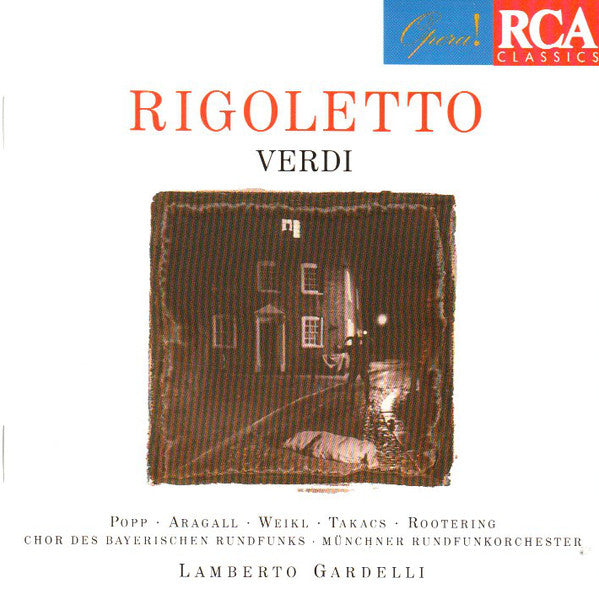 Giuseppe Verdi, Takács*, Weikl*, Popp*, Aragall*, Rootering*, Chor Des Bayerischen Rundfunks, Münchner Rundfunkorchester, Lamberto Gardelli : Rigoletto (2xCD, Album)