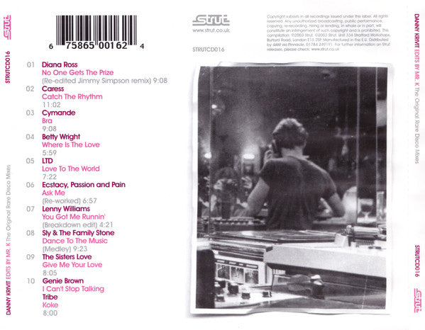 Danny Krivit : Edits By Mr. K (The Original Rare Disco Edits) (CD, Comp)