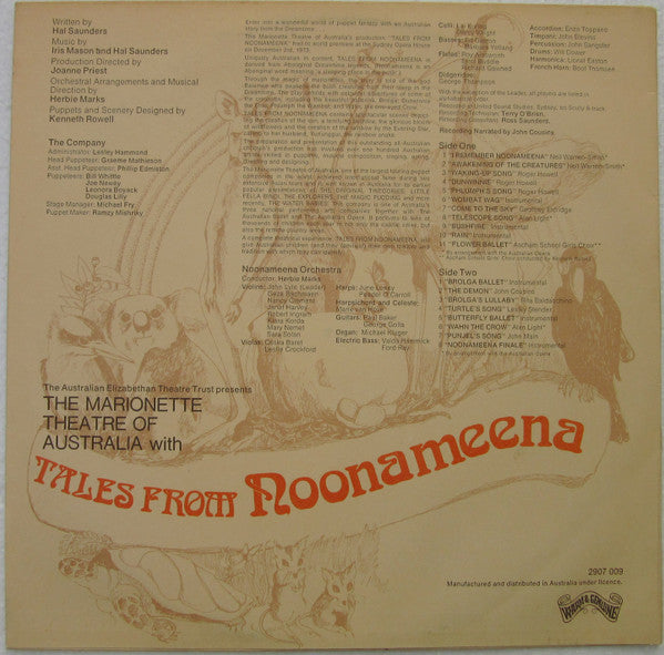 The Marionette Theatre Of Australia : Tales From Noonameena (LP)