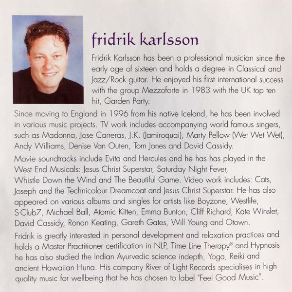 Fridrik Karlsson : Total Tranquillity (CD, Album)