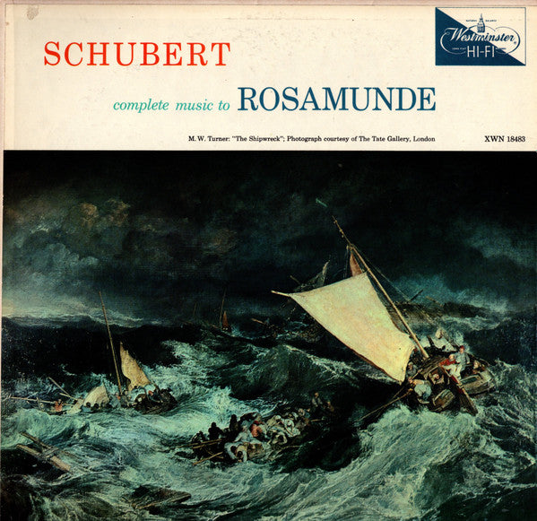 Franz Schubert, Hilde Rössel-Majdan, Wiener Akademie Kammerchor, Orchester Der Wiener Staatsoper, Dean Dixon (2) : Complete Music To "Rosamunde", Op.26 (LP, Mono)