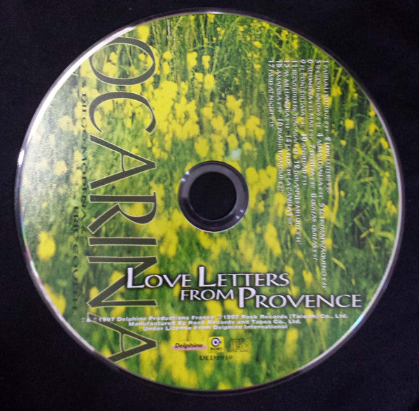 Diego Modena, Éric Couëffé : Ocarina - Love Letters From Provence (CD, Album)