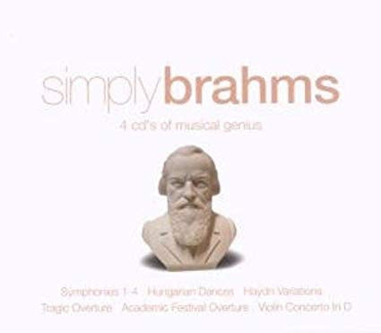 Johannes Brahms - Raphael Oleg, Royal Liverpool Philharmonic Orchestra, Libor Pešek / Bamberg Symphony Orchestra*, Emmanuel Krivine / Staatskapelle Berlin, Otmar Suitner : Simply Brahms (4xCD, Comp)