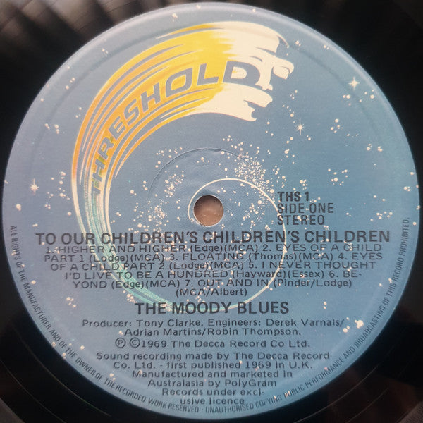 The Moody Blues : To Our Children's Children's Children (LP, Album)