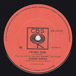 Johnny Winter : Johnny B. Goode (7", Single)