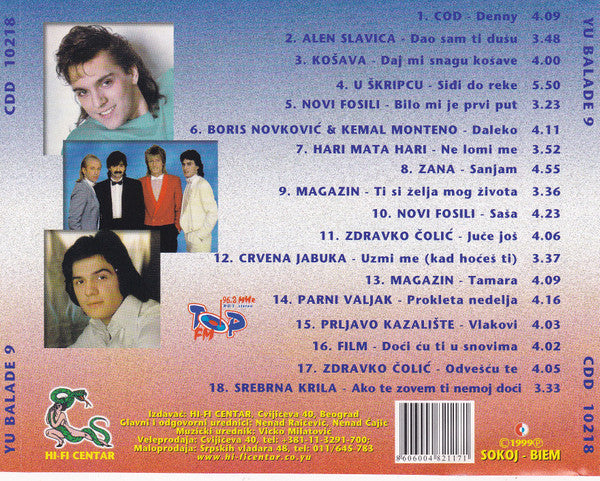 Various : YU Balade 9 (CD, Album, Comp)