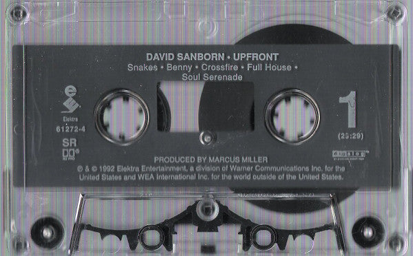 David Sanborn : Upfront (Cass, Album)