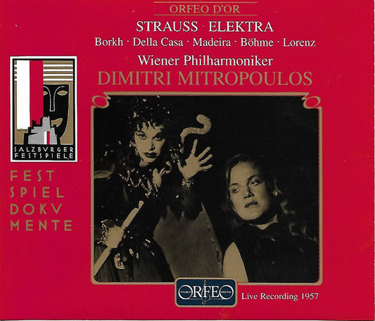 Richard Strauss / Wiener Philharmoniker, Dimitri Mitropoulos : Elektra (2xCD, Album, RE)