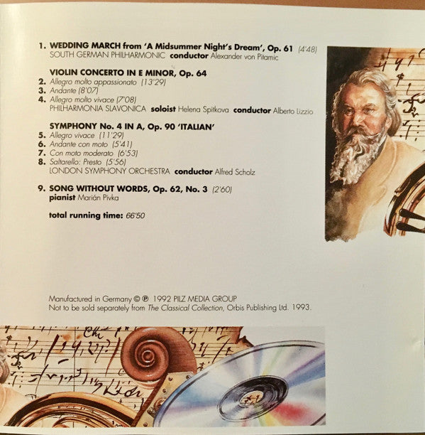 Mendelssohn* : Melodic Masterpieces (CD, Comp)