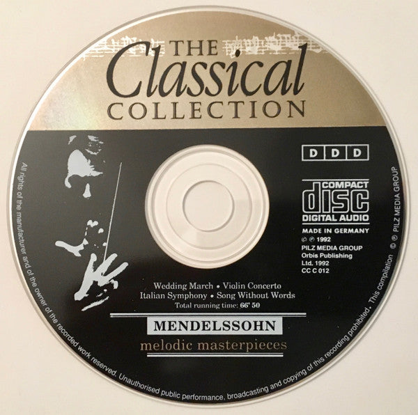 Mendelssohn* : Melodic Masterpieces (CD, Comp)