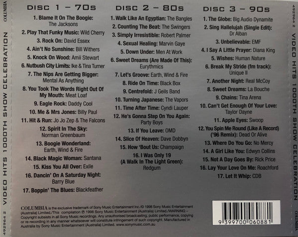 Various : Video Hits 1000th Show Celebration (3xCD, Comp, Ltd)