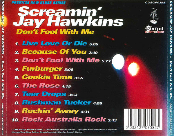 Screamin' Jay Hawkins : Don't Fool With Me (CD, Album, RM)