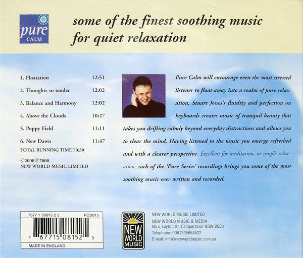 Stuart Jones (9) : Pure Calm (CD, Album)