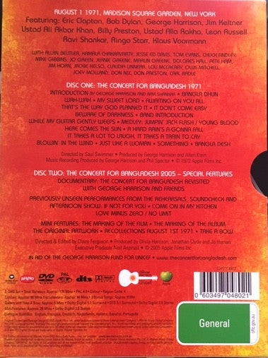 Various : The Concert For Bangladesh (2xDVD-V, PAL)