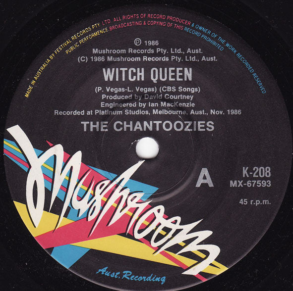 The Chantoozies : Witch Queen (7", Single)