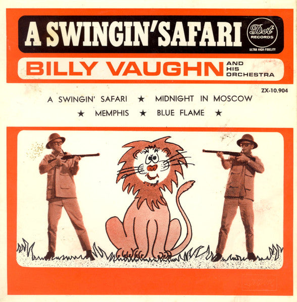 Billy Vaughn And His Orchestra : A Swingin' Safari (7", EP, Mono)