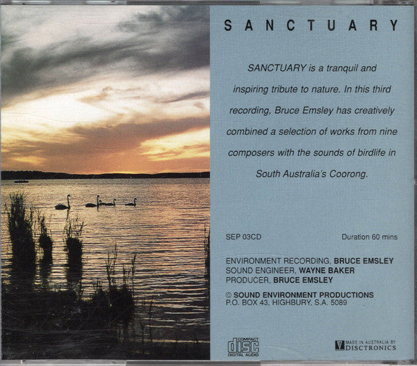 Bruce Emsley : Sanctuary (CD, Album)