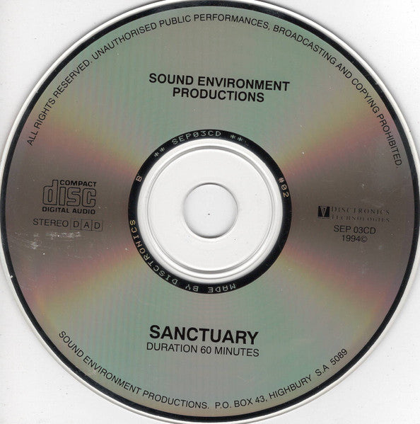 Bruce Emsley : Sanctuary (CD, Album)
