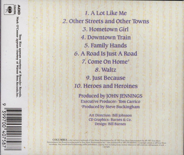 Mary Chapin Carpenter : Hometown Girl (CD, Album, RE)