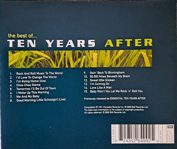 Ten Years After : The Best Of Ten Years After (CD, Comp, RE)