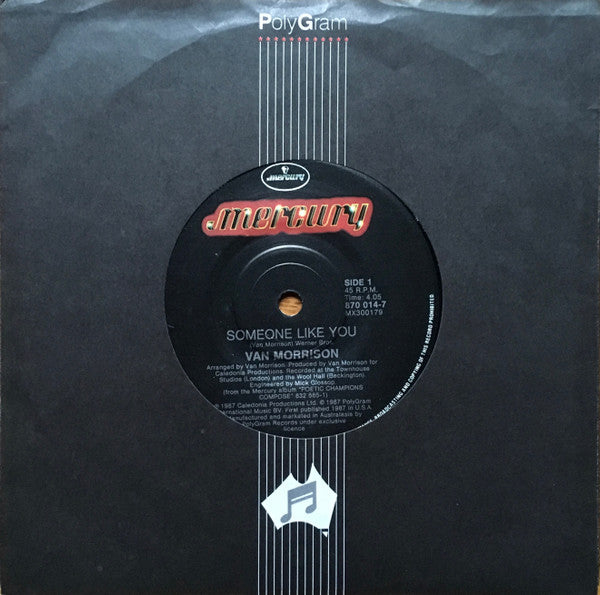 Van Morrison : Someone Like You (7", Single, Gen)