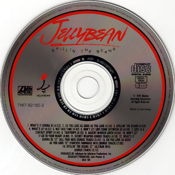 Jellybean* : Spillin' The Beans (CD, Album)
