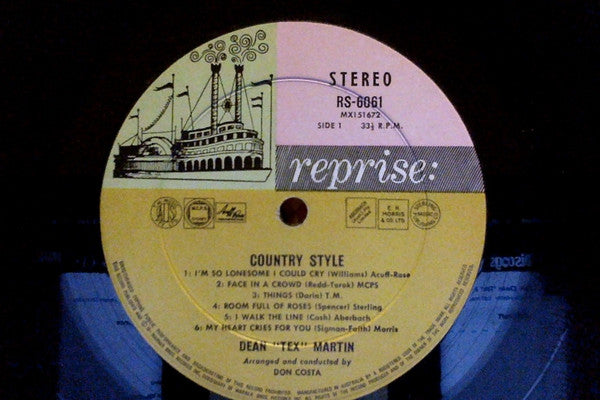 Dean Martin : Country Style (LP, Album)