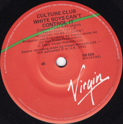 Culture Club : Time (Clock Of The Heart) (7", Single)