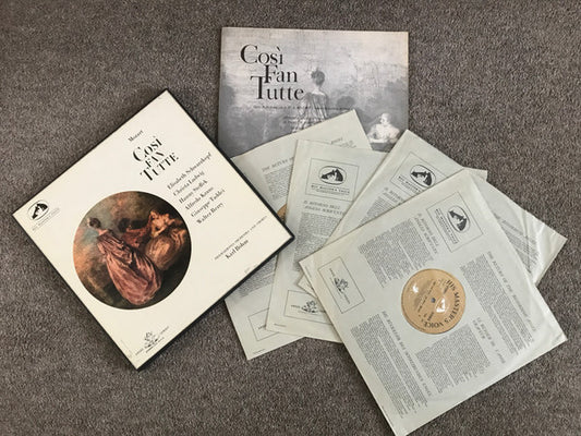 Mozart* / Elisabeth Schwarzkopf, Christa Ludwig, Hanny Steffek, Alfredo Kraus, Giuseppe Taddei, Walter Berry, The Philharmonia Orchestra* And Chorus*, Karl Böhm : Così Fan Tutte (LP, S/Sided + 3xLP + Box)