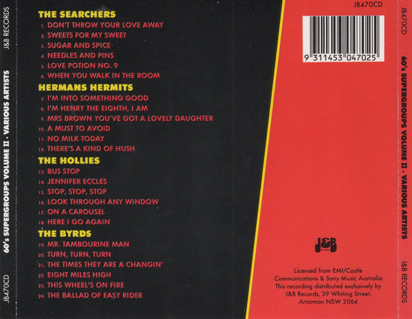 Various : 60's Supergroups Volume II (CD, Comp)