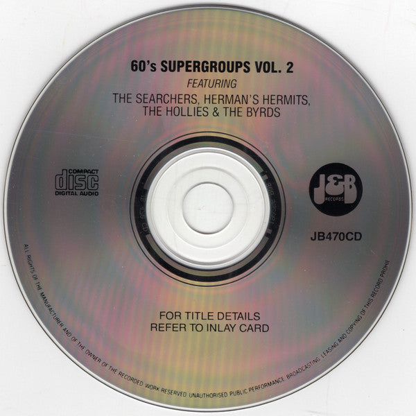 Various : 60's Supergroups Volume II (CD, Comp)