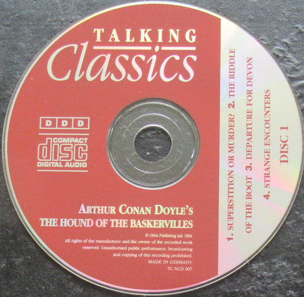 Sir Arthur Conan Doyle Read By Peter Egan : The Hound Of The Baskervilles (2xCD)