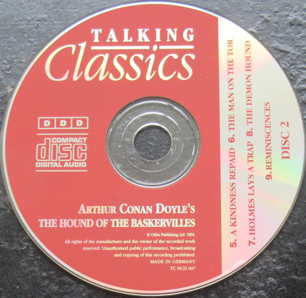 Sir Arthur Conan Doyle Read By Peter Egan : The Hound Of The Baskervilles (2xCD)