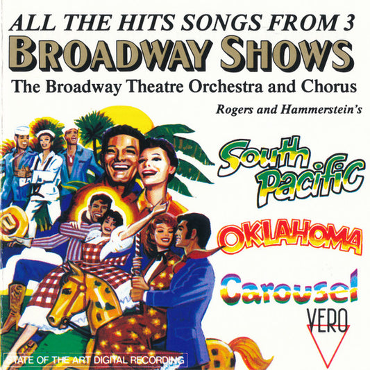 The Broadway Theatre Orchestra & Chorus : Hit Songs From 3 Broadway Shows (CD)