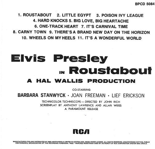 Elvis Presley : Roustabout (CD, Album)