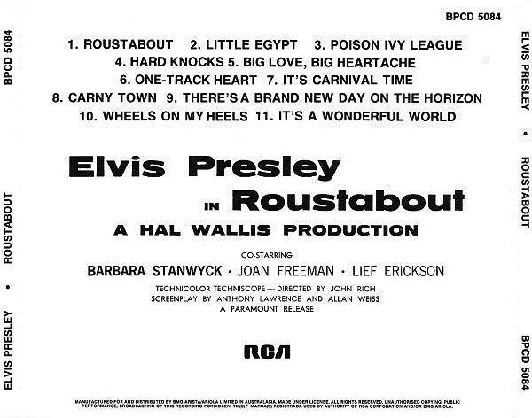 Elvis Presley : Roustabout (CD, Album)