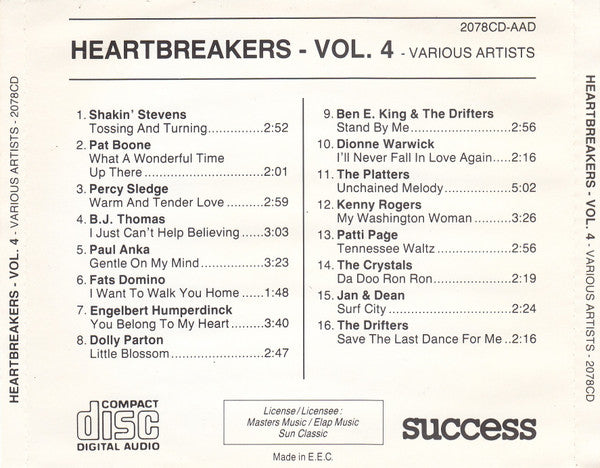 Various : HeartBreakers Vol. 4 (CD, Comp)