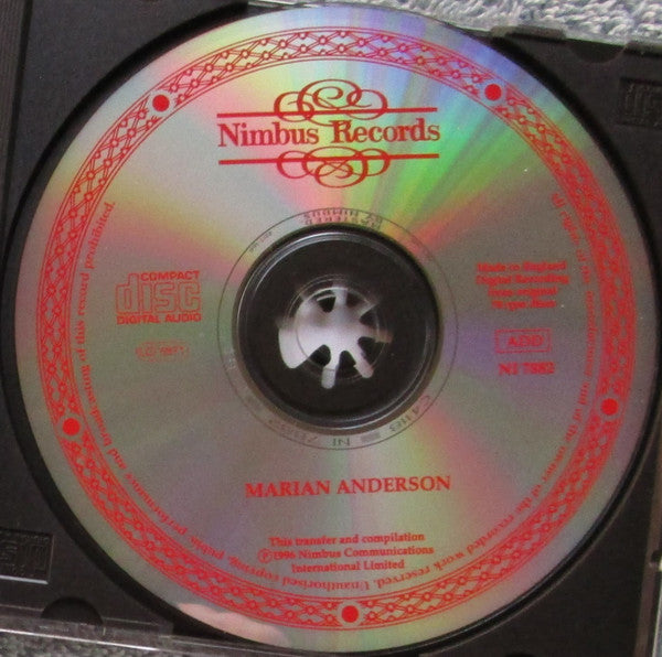 Marian Anderson : Prima Voce (CD, Album, Comp, Mono)
