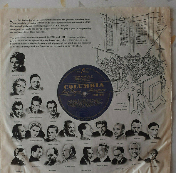 Franz Schubert, Richard Strauss, Robert Schumann, Hugo Wolf, Carl Loewe, Hans Hotter With Gerald Moore : Lieder Recital N°2 (LP, Mono)