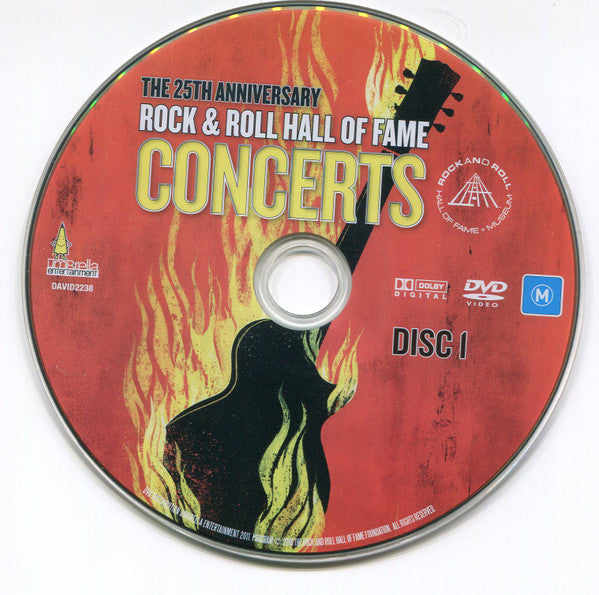 Various : The 25th Anniversary Rock & Roll Hall Of Fame Concerts (3xDVD-V, Multichannel, NTSC)