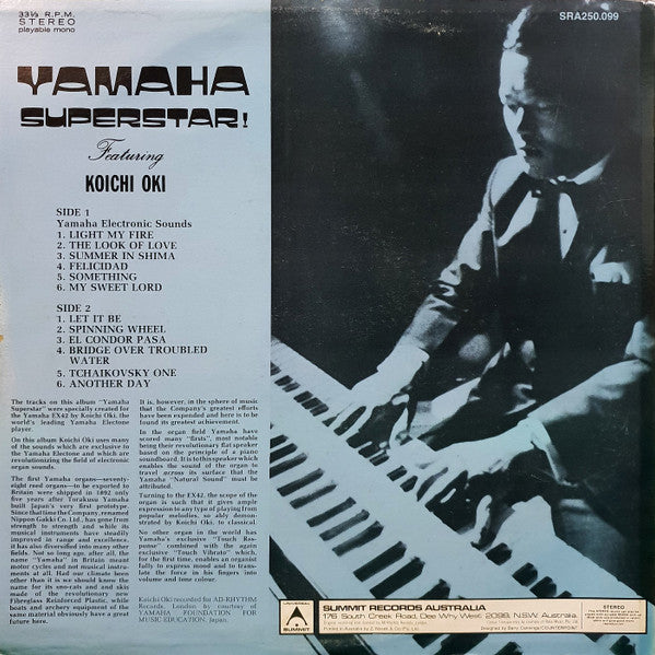 Koichi Oki : Yamaha Superstar! (LP, Album)
