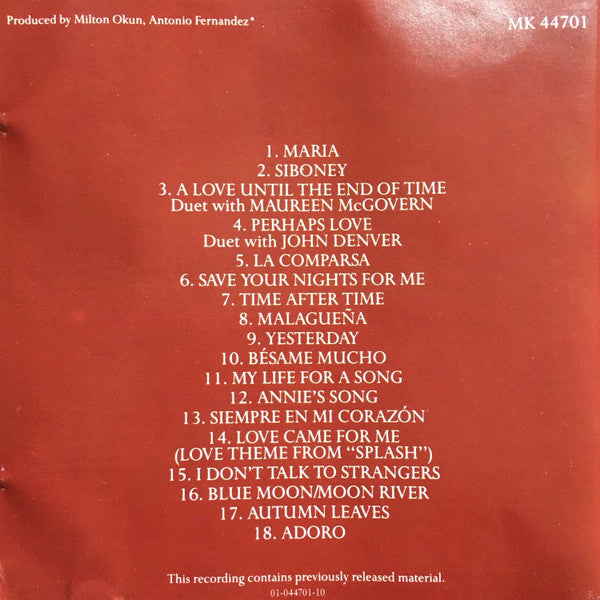 Placido Domingo : Greatest Love Songs (CD, Comp)