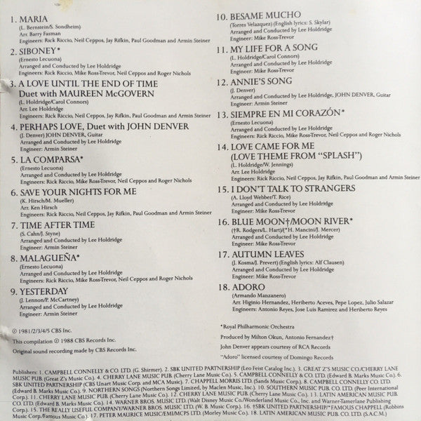 Placido Domingo : Greatest Love Songs (CD, Comp)