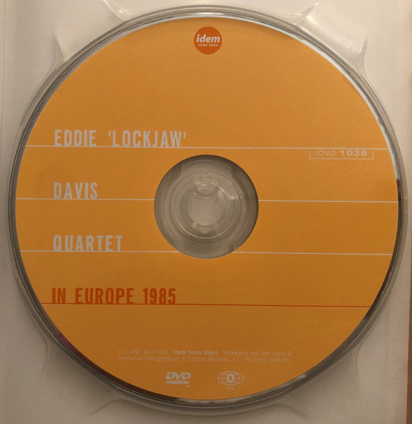 Eddie Lockjaw Davis Quartet : In Europe 1985 (DVD-V, PAL)