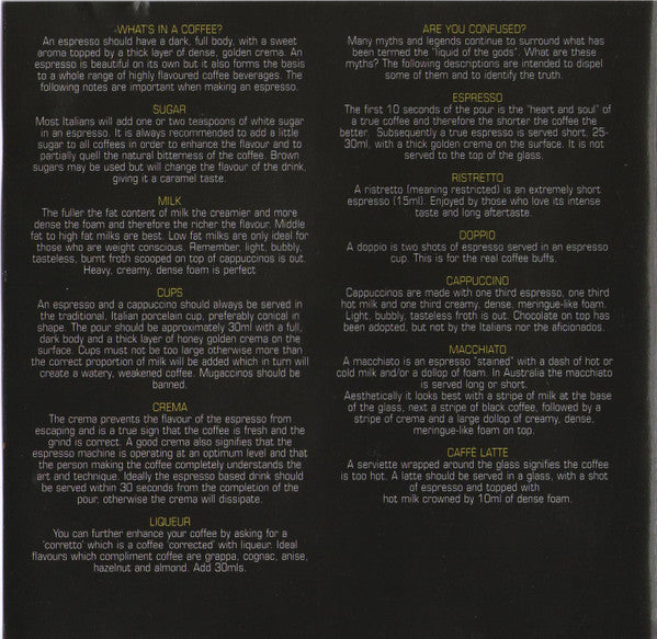 Various : Caffè Latte - 12 Funky Sippin' Tracks (CD, Comp)