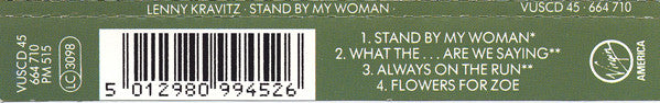 Lenny Kravitz : Stand By My Woman (CD)