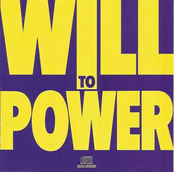 Will To Power : Will To Power (CD, Album)