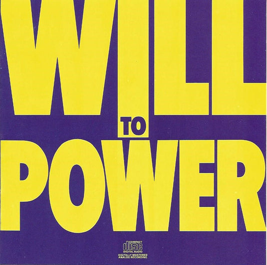 Will To Power : Will To Power (CD, Album)