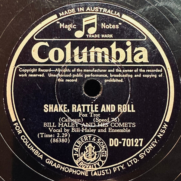 Bill Haley And His Comets, Bill Haley & His Comets* : Shake, Rattle And Roll / A.B.C. Boogie (Shellac, 10")