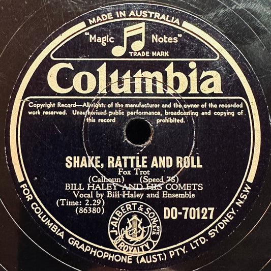 Bill Haley And His Comets, Bill Haley & His Comets* : Shake, Rattle And Roll / A.B.C. Boogie (Shellac, 10")
